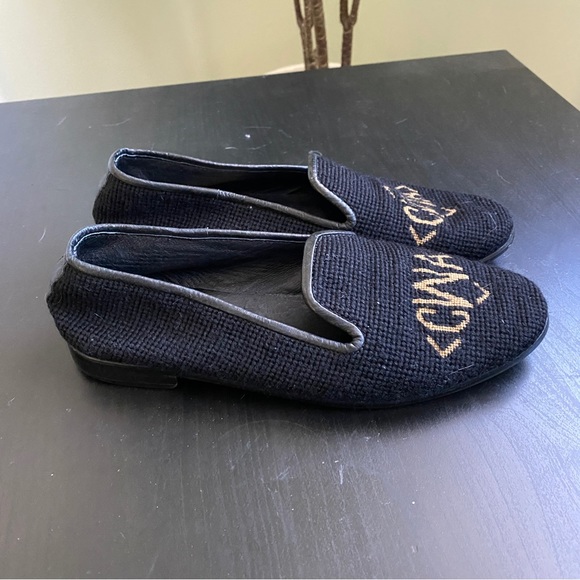 The Larkspur Collection Shoes needlepoint monogram cwa - Picture 3 of 8